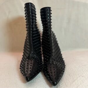 Steve Madden Black Studded Heeled Boots